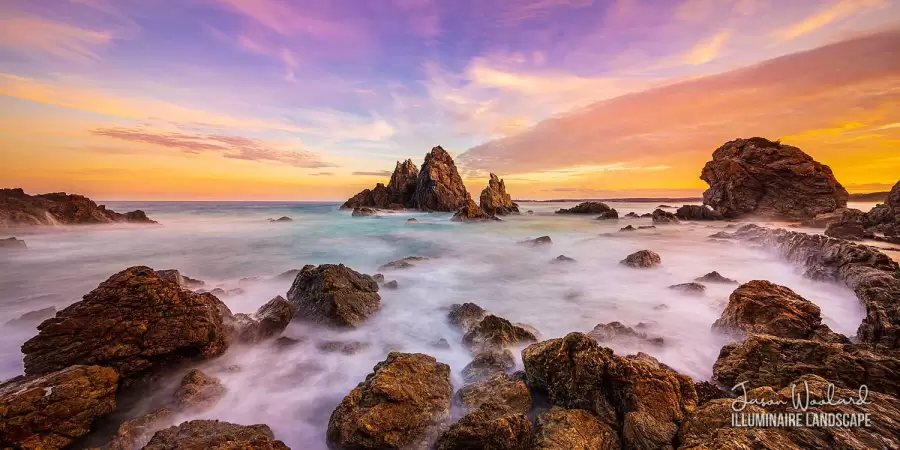 Camel Rock at sunset, Bermagui, New South Wales, Australia